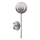 Ideal Lux - LED vägglampa EQUINOXE 1xG4/2W/230V skinande krom/rökig