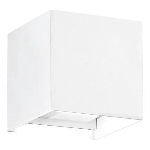 Ideal Lux - LED vägglampa för utomhusbruk ATOM LED/12W/230V CRI 90 IP54 vit