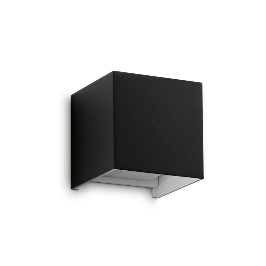 Ideal Lux - LED vägglampa för utomhusbruk ATOM LED/12W/230V CRI 90 IP54 svart