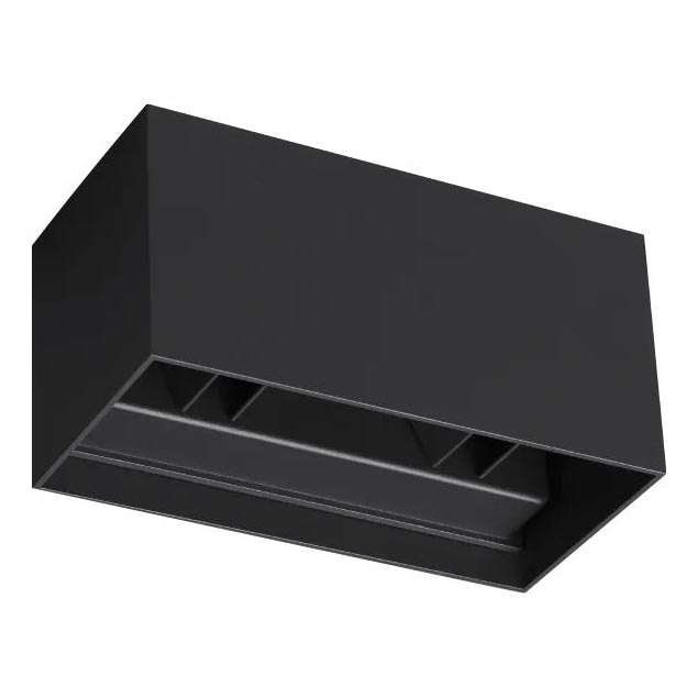Ideal Lux - LED vägglampa för utomhusbruk ATOM LED/25W/230V CRI 90 IP54 svart