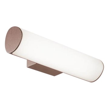 Ideal Lux - LED vägglampa för utomhusbruk ETERE LED/9,5W/230V 3000K CRI 90 IP44 brun