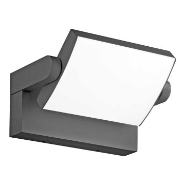 Ideal Lux - LED vägglampa för utomhusbruk SWIPE LED/21W/230V CRI 90 IP54 antracit