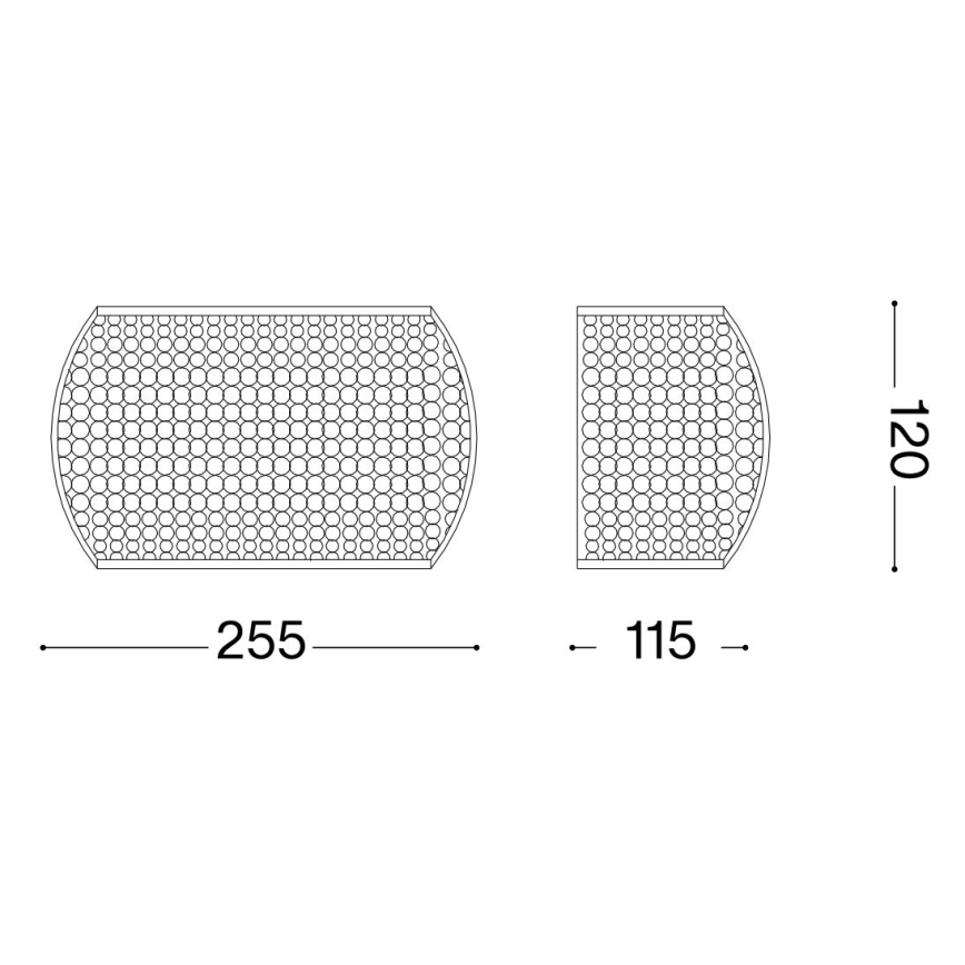 Ideal Lux - LED vägglampa i kristall PASHA 3xG9/3W/230V skinande krom