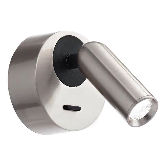 Ideal Lux - LED väggspotlight BEAN LED/3W/230V CRI 90 skinande krom