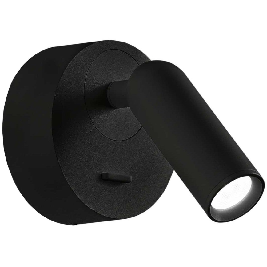 Ideal Lux - LED väggspotlight BEAN LED/3W/230V CRI 90 svart