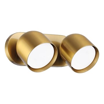 Ideal Lux - LED väggspotlight DODO 2xGX53/9W/230V mässing