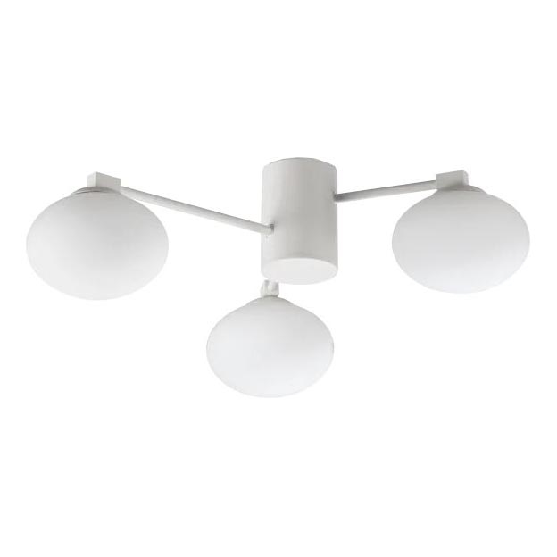 Ideal Lux - LED ytmonterad ljuskrona HERMES 3xG9/3W/230V diameter 60 cm vit