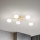 Ideal Lux - LED ytmonterad ljuskrona HERMES 5xG9/3W/230V diameter 90 cm guld