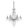 Ideal Lux - Ljuskrona i kristal med kedja AMADEUS 6xE14/40W/230V diameter 67 cm genomskinlig