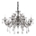 Ideal Lux - Ljuskrona i kristal med kedja COLOSSAL 8xE14/40W/230V diameter 78 cm grå/skinande krom