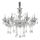 Ideal Lux - Ljuskrona i kristal med kedja COLOSSAL 8xE14/40W/230V diameter 78 cm skinande krom