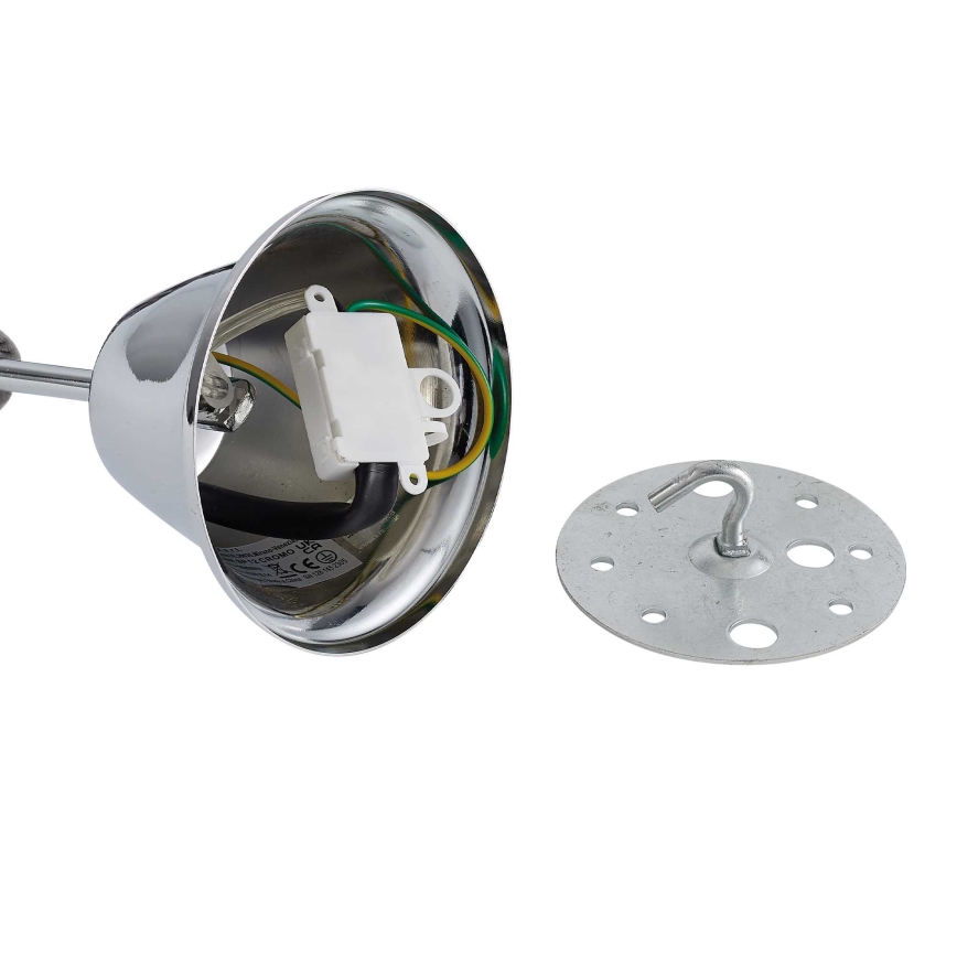 Ideal Lux - Ljuskrona i kristal med kedja FLORIAN 18xE14/40W/230V diameter 86 cm genomskinlig