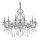 Ideal Lux - Ljuskrona i kristal med kedja GIOCONDA 12xE14/40W/230V diameter 90 cm silver