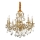 Ideal Lux - Ljuskrona i kristal med kedja GIOCONDA 8xE14/40W/230V diameter 73 cm guld