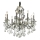 Ideal Lux - Ljuskrona i kristal med kedja GIOCONDA 8xE14/40W/230V diameter 73 cm silver