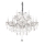 Ideal Lux - Ljuskrona i kristal med kedja NAPOLEON 12xE14/40W/230V diameter 74 cm skinande krom