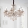 Ideal Lux - Ljuskrona i kristal med kedja ROSE 8xE14/40W/230V diameter 78 cm beige