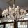 Ideal Lux - Ljuskrona i kristal med kedja STRAUSS 18xE14/40W/230V diameter 85 cm mässing