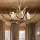Ideal Lux – Ljuskrona med kedja CHALET 8×E14/40W/230V