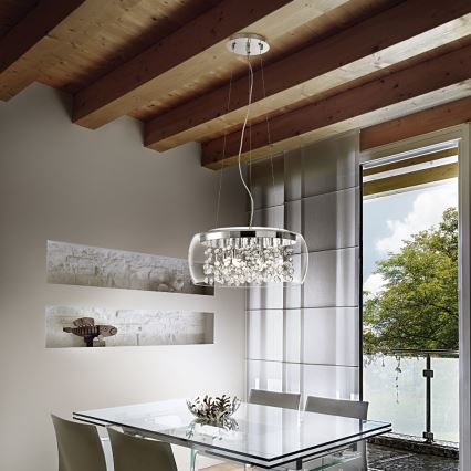 Ideal Lux - Ljuskrona med snöre 8xG9/40W/230V
