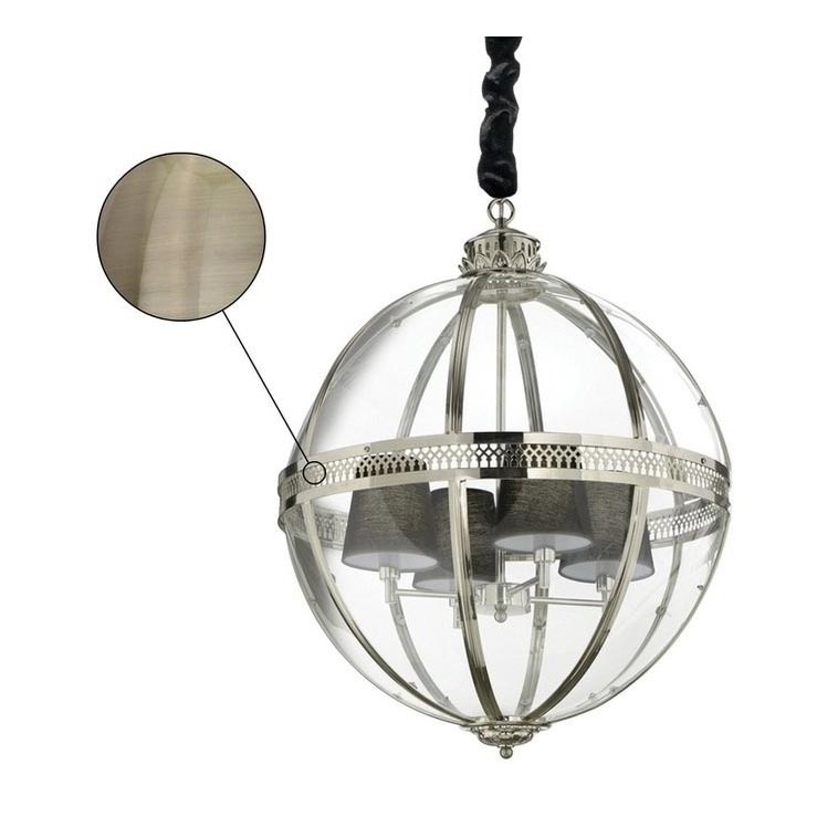 Ideal Lux - Ljuskrona med snöre WORLD 4xE14/40W/230V