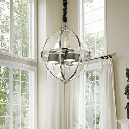 Ideal Lux - Ljuskrona med snöre WORLD 4xE14/40W/230V