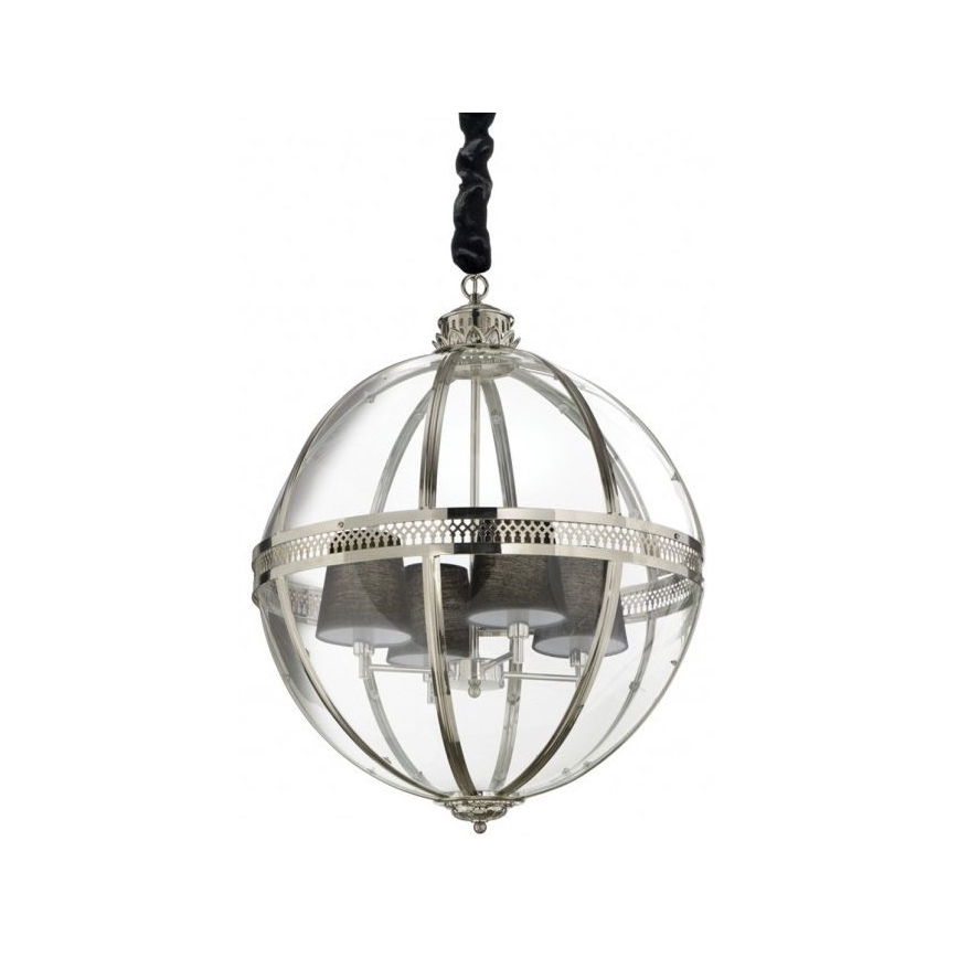 Ideal Lux - Ljuskrona med snöre WORLD 4xE14/40W/230V