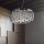 Ideal Lux - Ljuskrona med textilsladd AUDI 5xG9/40W/230V rökig