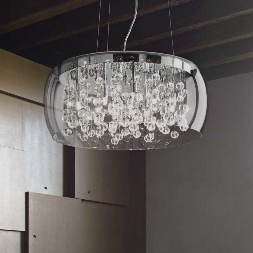 Ideal Lux – Ljuskrona med textilsladd AUDI 8×G9/40W/230V