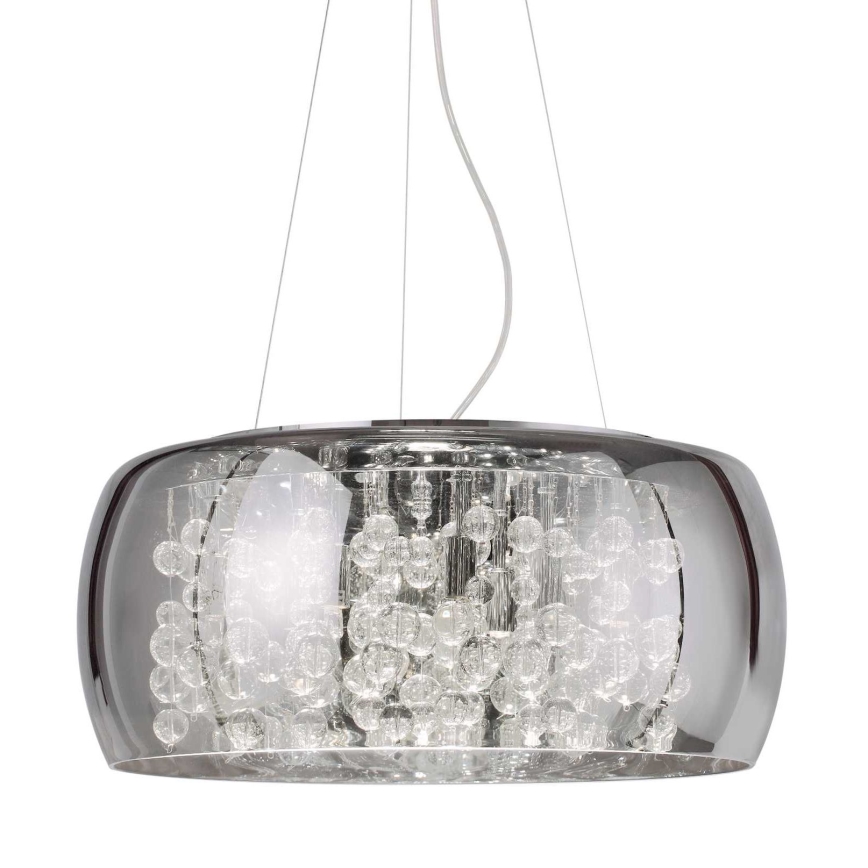 Ideal Lux – Ljuskrona med textilsladd AUDI 8×G9/40W/230V