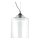 Ideal Lux - Ljuskrona med textilsladd BISTRO 1xE27/60W/230V diameter 24 cm genomskinlig