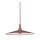 Ideal Lux - Ljuskrona med textilsladd CANTINA 1xE27/42W/230V diameter 35 cm koppar