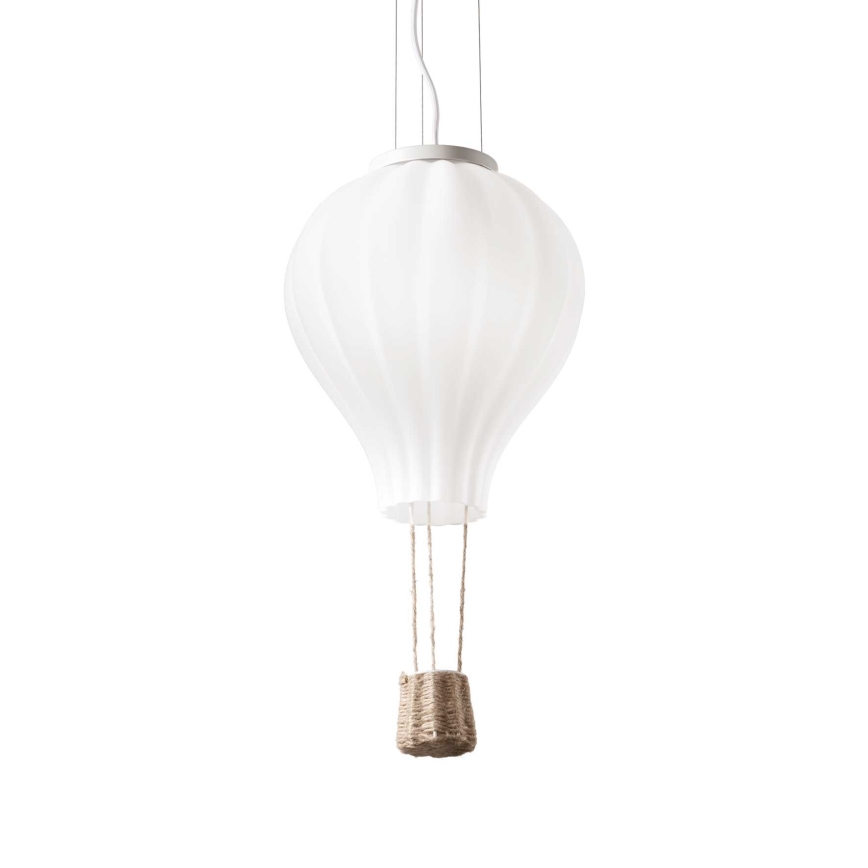 Ideal Lux - Ljuskrona med textilsladd DREAM BIG 1xE27/42W/230V diameter 30 cm