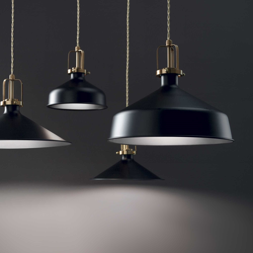 Ideal Lux - Ljuskrona med textilsladd ERIS-2 1xE27/60W/230V