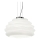Ideal Lux - Ljuskrona med textilsladd KARMA 1xE27/60W/230V diameter 39 cm vit