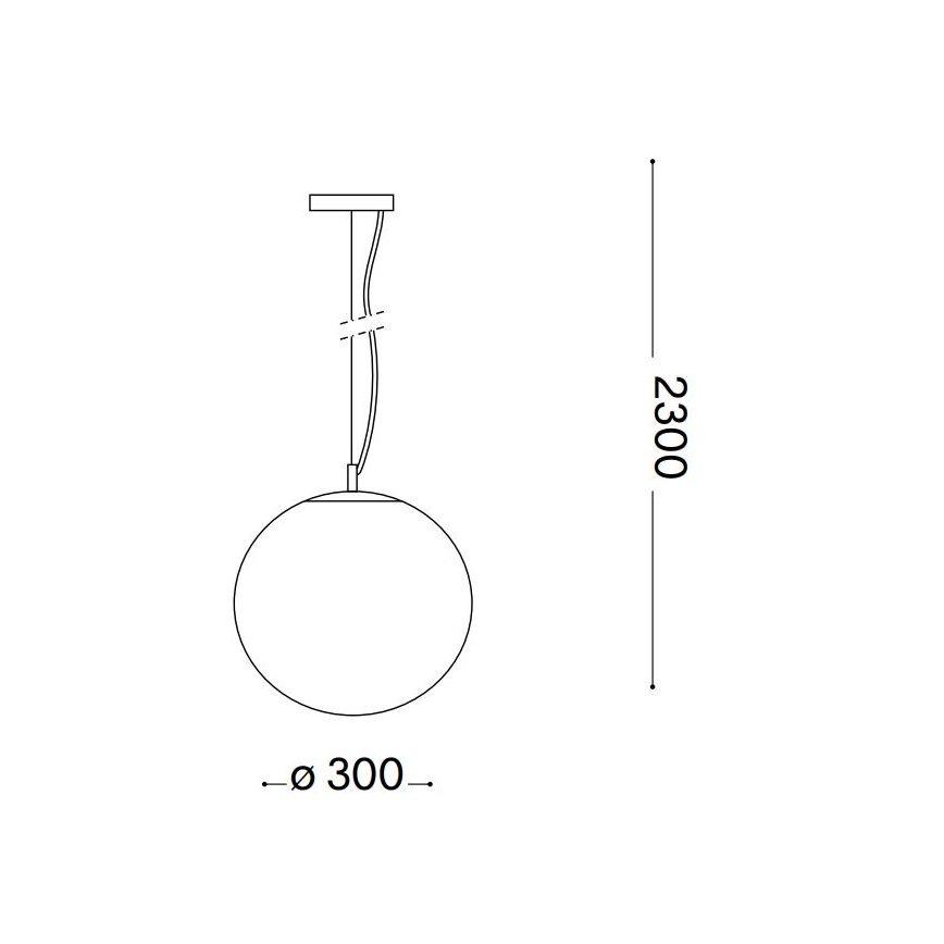 Ideal Lux - Ljuskrona med textilsladd MAPA 1xE27/42W/230V diameter 30 cm guld/rökig