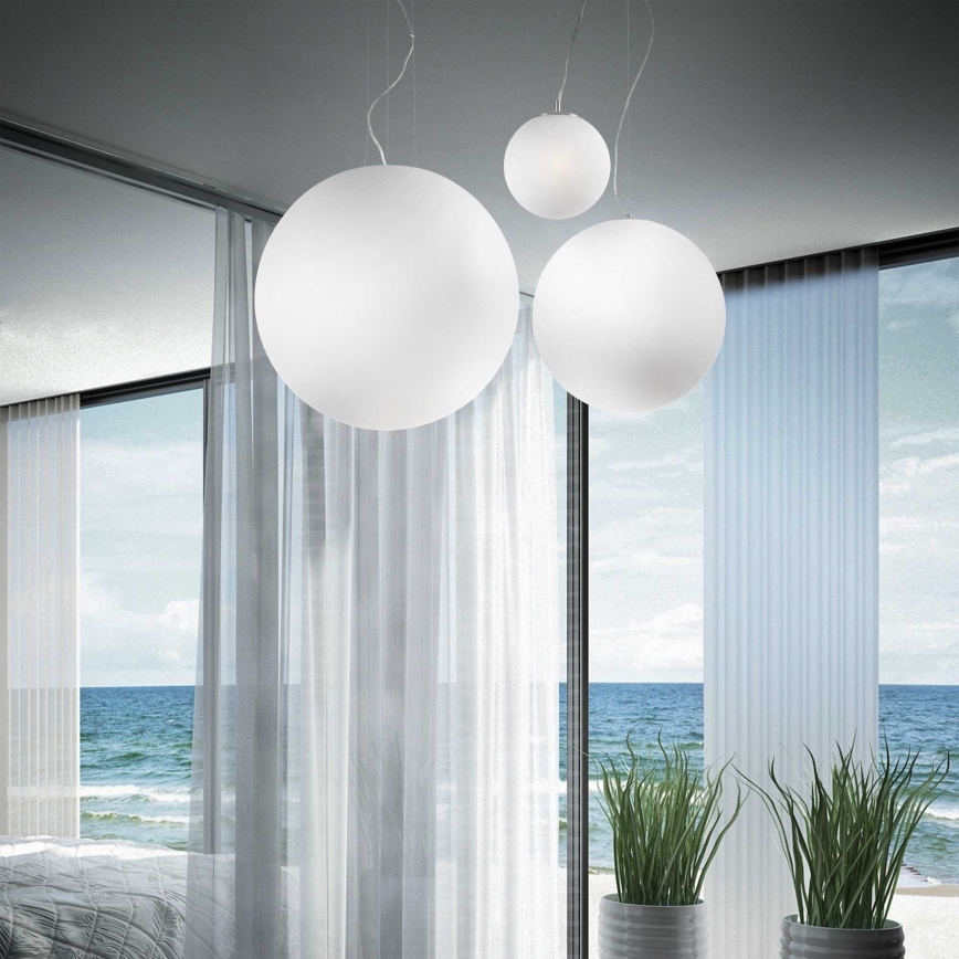Ideal Lux - Ljuskrona med textilsladd MAPA 1xE27/60W/230V
