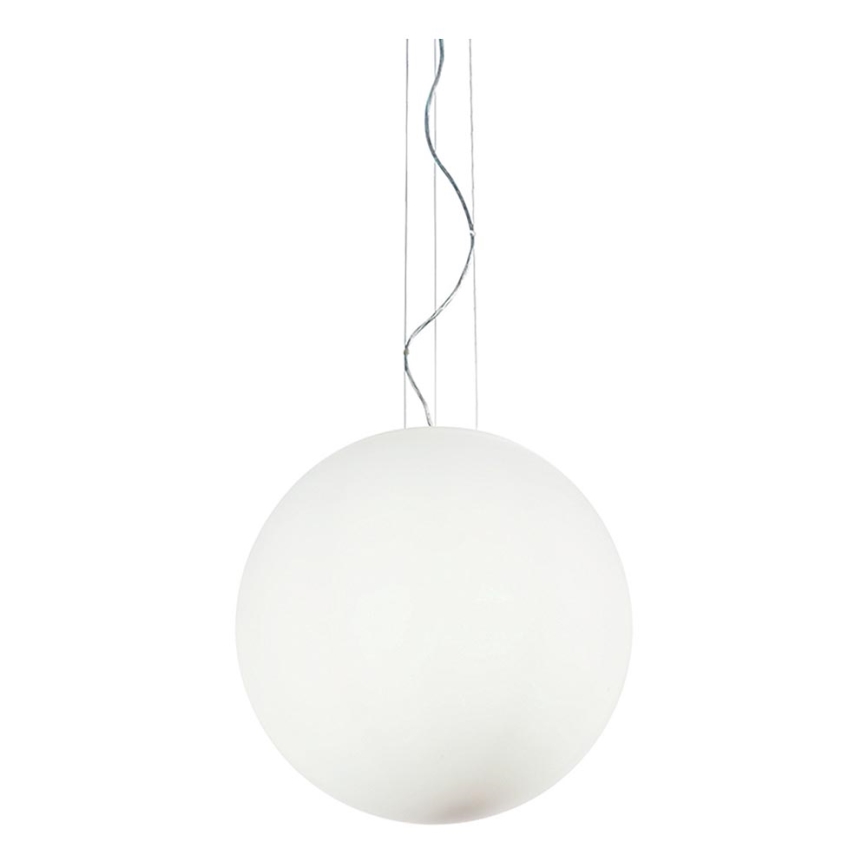 Ideal Lux - Ljuskrona med textilsladd MAPA 1xE27/60W/230V vit