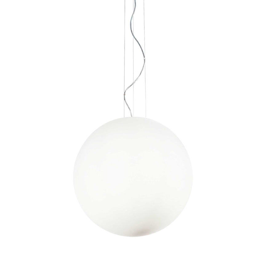Ideal Lux - Ljuskrona med textilsladd MAPA 1xE27/60W/230V vit
