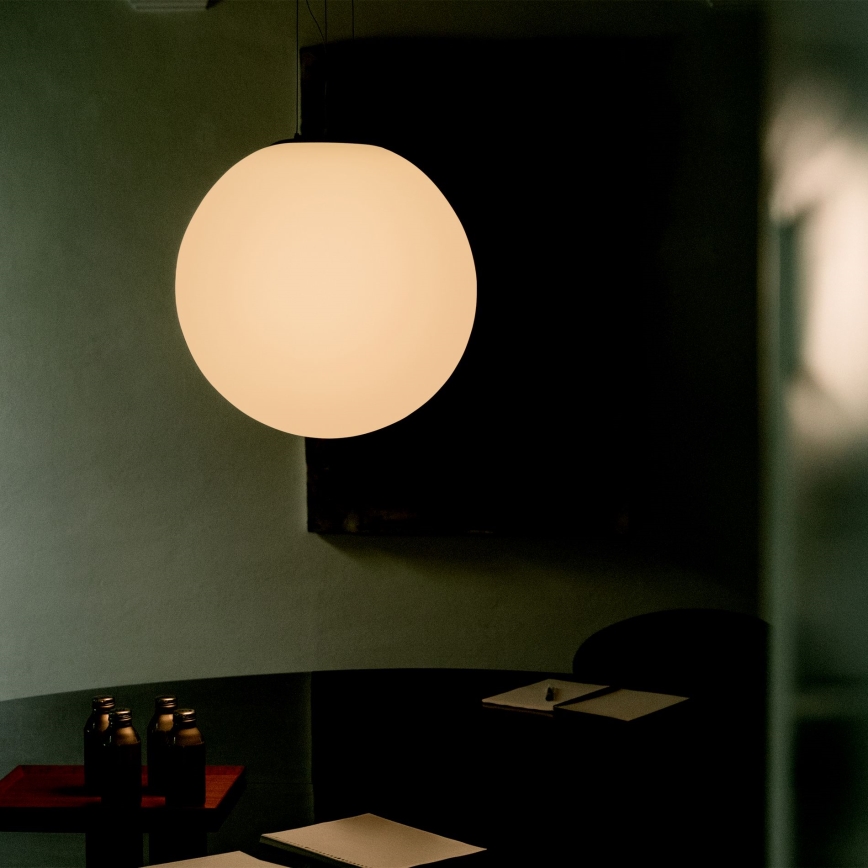 Ideal Lux - Ljuskrona med textilsladd MAPA 1xE27/60W/230V vit