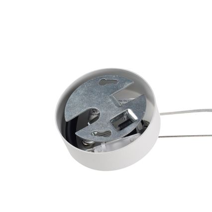 Ideal Lux - Ljuskrona med textilsladd MAPA 1xE27/60W/230V vit
