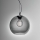 Ideal Lux - Ljuskrona med textilsladd NEMO 1xE27/42W/230V diameter 30 cm rökig