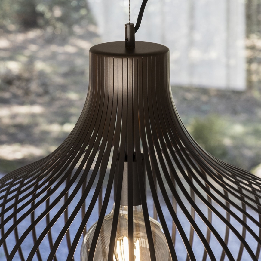 Ideal Lux - Ljuskrona med textilsladd ONION 1xE27/60W/230V diameter 47 cm