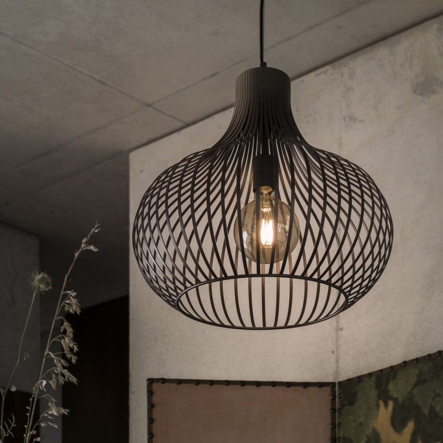 Ideal Lux - Ljuskrona med textilsladd ONION 1xE27/60W/230V diameter 59,5 cm