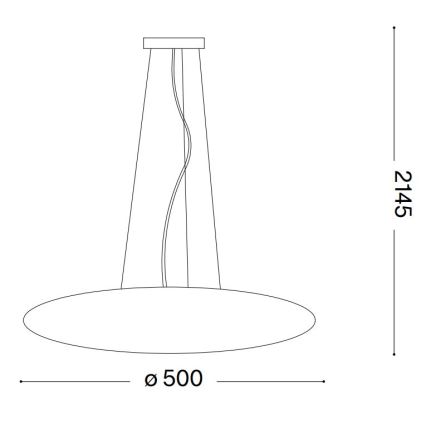 Ideal Lux - Ljuskrona med textilsladd SMARTIES 3xE27/42W/230V 50 cm