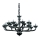 Ideal Lux - Ljuskrona på kedja CASANOVA 16xE14/40W/230V diameter 120 cm grå