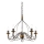 Ideal Lux - Ljuskrona på kedja CORTE 5xE14/40W/230V diameter 54 cm koppar