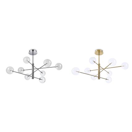 Ideal Lux - Reservskärm för ljuskrona och lampa EQUINOXE Ø 15 cm i klart glas