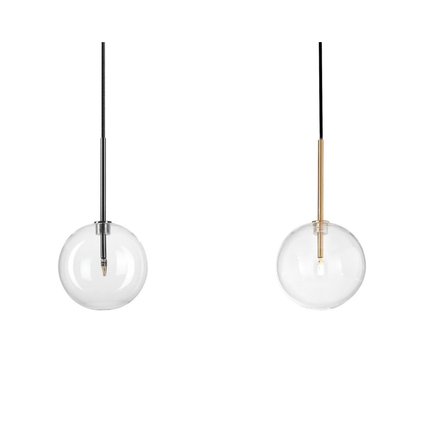 Ideal Lux - Reservskärm för ljuskrona och lampa EQUINOXE Ø 15 cm i klart glas