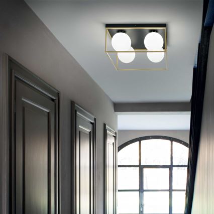 Ideal Lux - Taklampa LINGOTTO 4xE14/40W/230V
